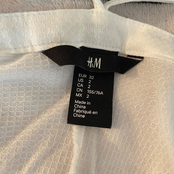 H&M White Boho Tank Top NWOT - Picture 6 of 6